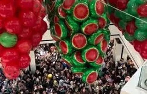 مراسم شب یلدا در پاساژ دلگشا جلب توجه کرد/ ویدئو 