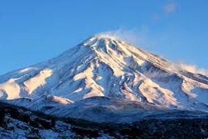 ثبت متفاوت از دماوند در دمای منفی ۲۰ درجه/ عکس