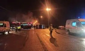 ۳ کشته  بر اثر واژگونی مینی بوس