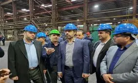 بازدید معاون وزیر تعاون، کار و رفاه اجتماعی از لوله‌سازی اهواز