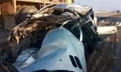 تصادف مرگبار پژو 206 با کامیون سوخت در جاده همدان