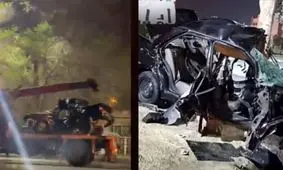 تصادف خونین در اتوبان مرگ آبادان