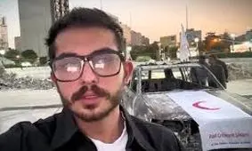 واکنش ارسلان قاسمى بازیگر سینما به جنایات و حمله رژیم صهیونیستى به آمبولانس هلال احمر/ ویدئو