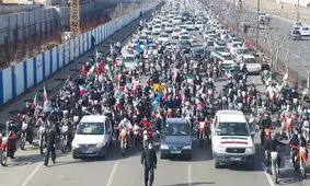 جشن پیروزی انقلاب اسلامی ایران همزمان با مذاکرات وین از نگاه آسوشیتدپرس