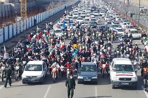 جشن پیروزی انقلاب اسلامی ایران همزمان با مذاکرات وین از نگاه آسوشیتدپرس