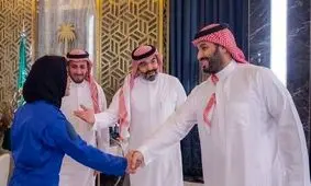 دیدار فضانوردان سعودی با محمد بن سلمان