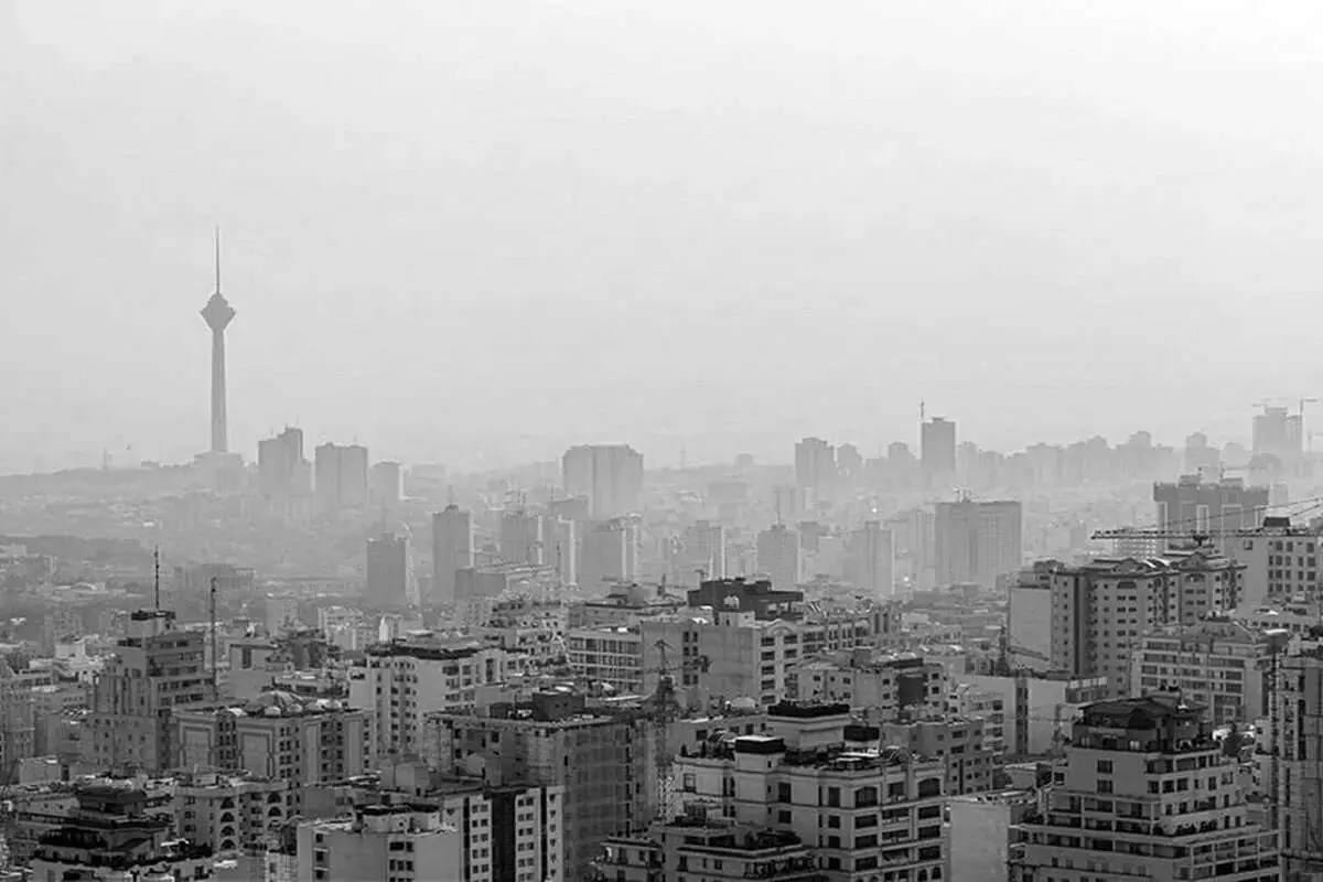 کیفیت هوای تهران در وضعیت نارنجی