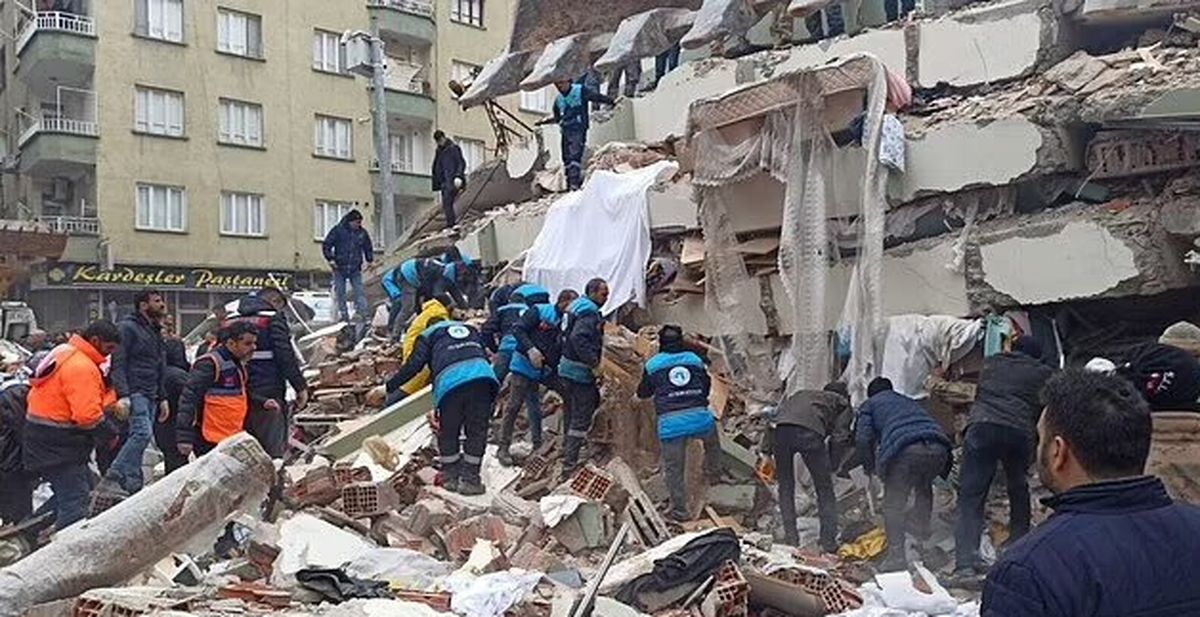 حجم خرابی‌های زمین‌لرزه در ترکیه/شمار قربانیان زلزله بامدادی در ترکیه و سوریه به ۱۴۷۲ تن رسید 