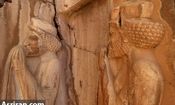 دیوارنویسی، کابوس «خشایارشا»ی هخامنشی!/ گوردخمه چند هزار ساله را به همین راحتی تخریب کردند/ ویدئو