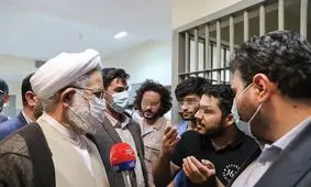 گفت‌ و گوی دادستان کل کشور با تعدادی از دستگیرشدگان اغتشاشات اخیر در مشهد