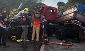 تصادف جاده‌ای در جنوب فیلیپین با ۳۳ کشته و زخمی
