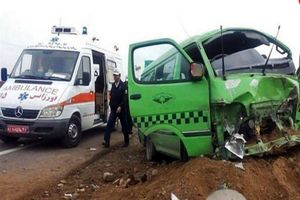 واژگونی خودرو حامل زائران اربعین حسینی در تاکستان