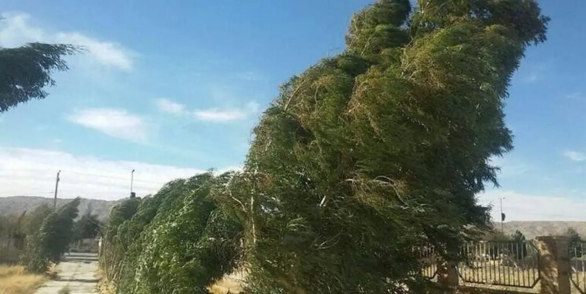 افزایش سرعت باد در برخی مناطق کشور