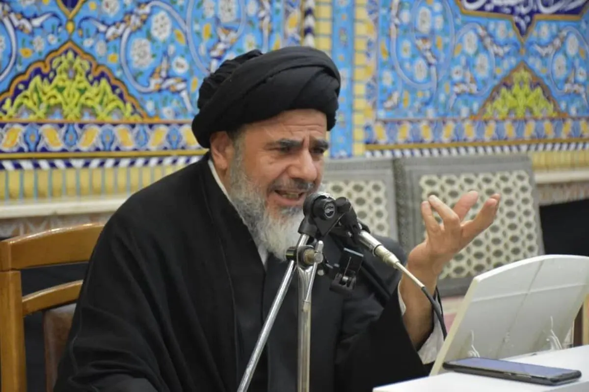 گزارش تصویری مراسم ترحیم کربلایی ماندنی جهانتاب از مبارزین قبل از انقلاب اسلامی
