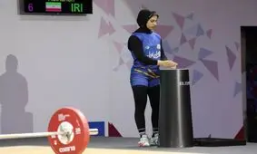 ویدئویی از تلاش دختران وزنه‌بردار در قهرمانی آسیا
