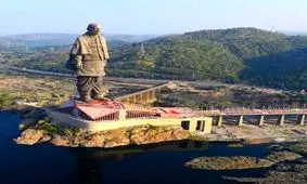 مجسمه وحدت، بلندترین در جهان و 4 برابر مجسمه آزادی آمریکایی ها