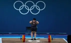 ششمی مصطفی جوادی در یک‌ ضرب المپیک پاریس با ۲ حرکت صحیح

