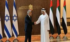 دیدار نخست وزیر پیشین اسرائیل با وزیر خارجه امارات

