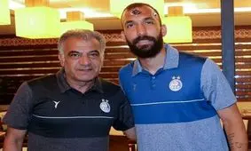 جشن در اردوی استقلال در شب خداحافظی حسینی/ عکس