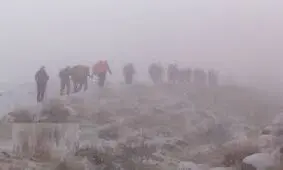 سرما و مه گرفتگی در ارتفاعات کشور