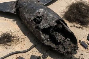 انهدام پهپاد اسرائیل به دست سامانه‌های پدافندی در همدان

