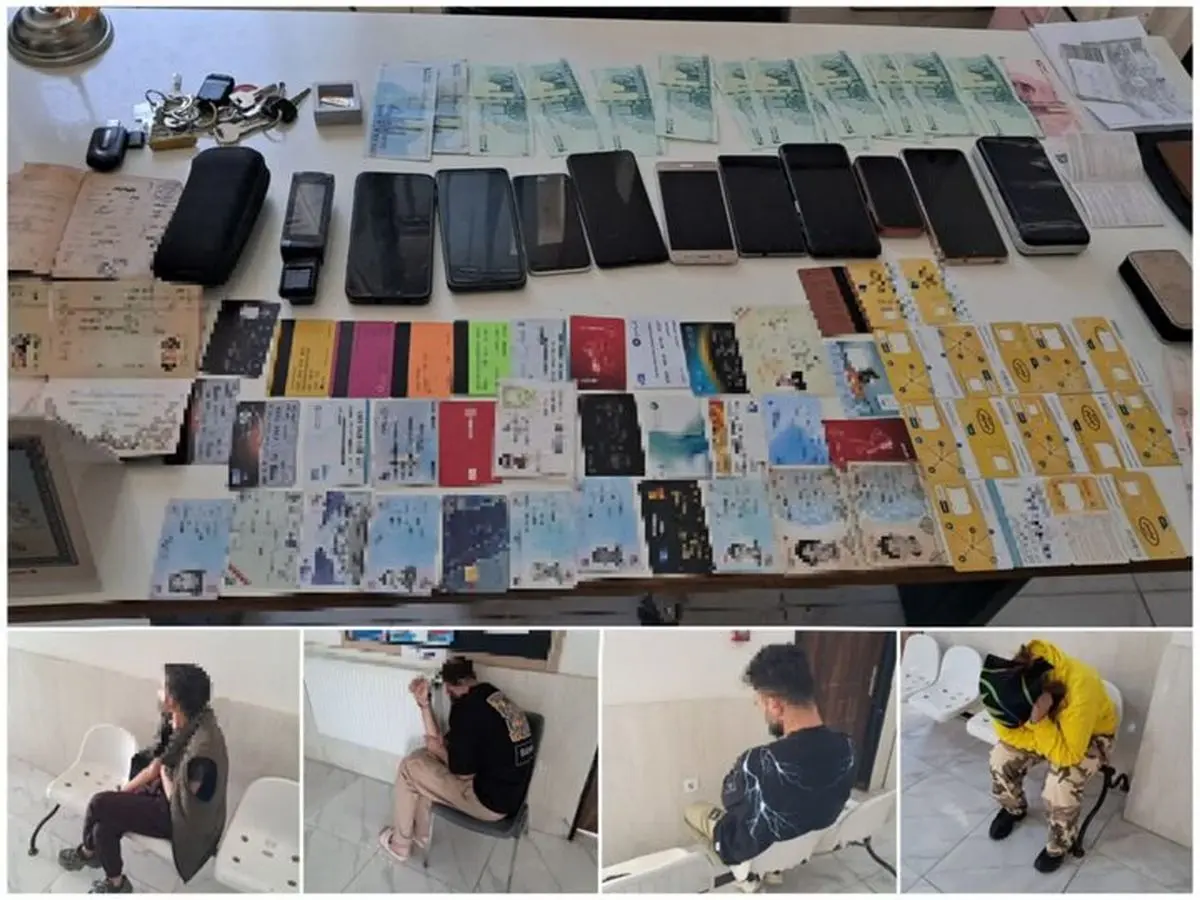 دستگیری باند حرفه ای کلاهبرداری اینترنتی در ایست و بازرسی فومن 
