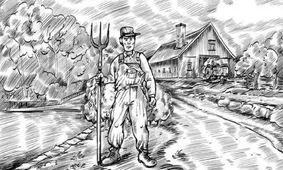 تست بینایی/ دختر کشاورز را فقط در ۵ ثانیه پیدا کنید