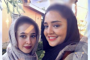 معاشرت صمیمانه الناز حبیبی و نرگس محمدی، بازیگران سینما و‌ تئاتر