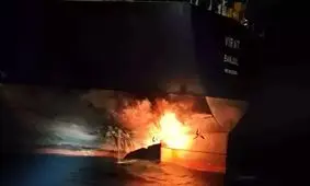 آخرین اخبار از انفجار دو کشتی در دریای سیاه