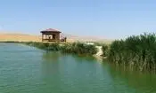 تالاب سولدوز نقده پس از ۱۵ سال سرریز شد