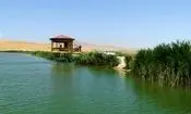 تالاب سولدوز نقده پس از ۱۵ سال سرریز شد