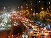 ترافیک تهران تم شب یلدا گرفت/ ویدئو