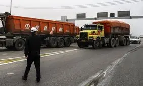 تردد خودروهای سنگین در ۲ جاده قزوین ممنوع شد

