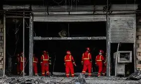 عملیات اطفای حریق در مجتمع ارغوان اندیشه به پایان رسید