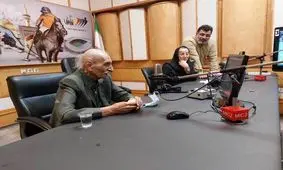 مرد صدای خاص رادیو بستری شد 