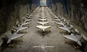 تصاویر جدید از تونل پهپادی سپاه و شلیک به‌سمت پایگاه‌های آمریکا/ ویدئو