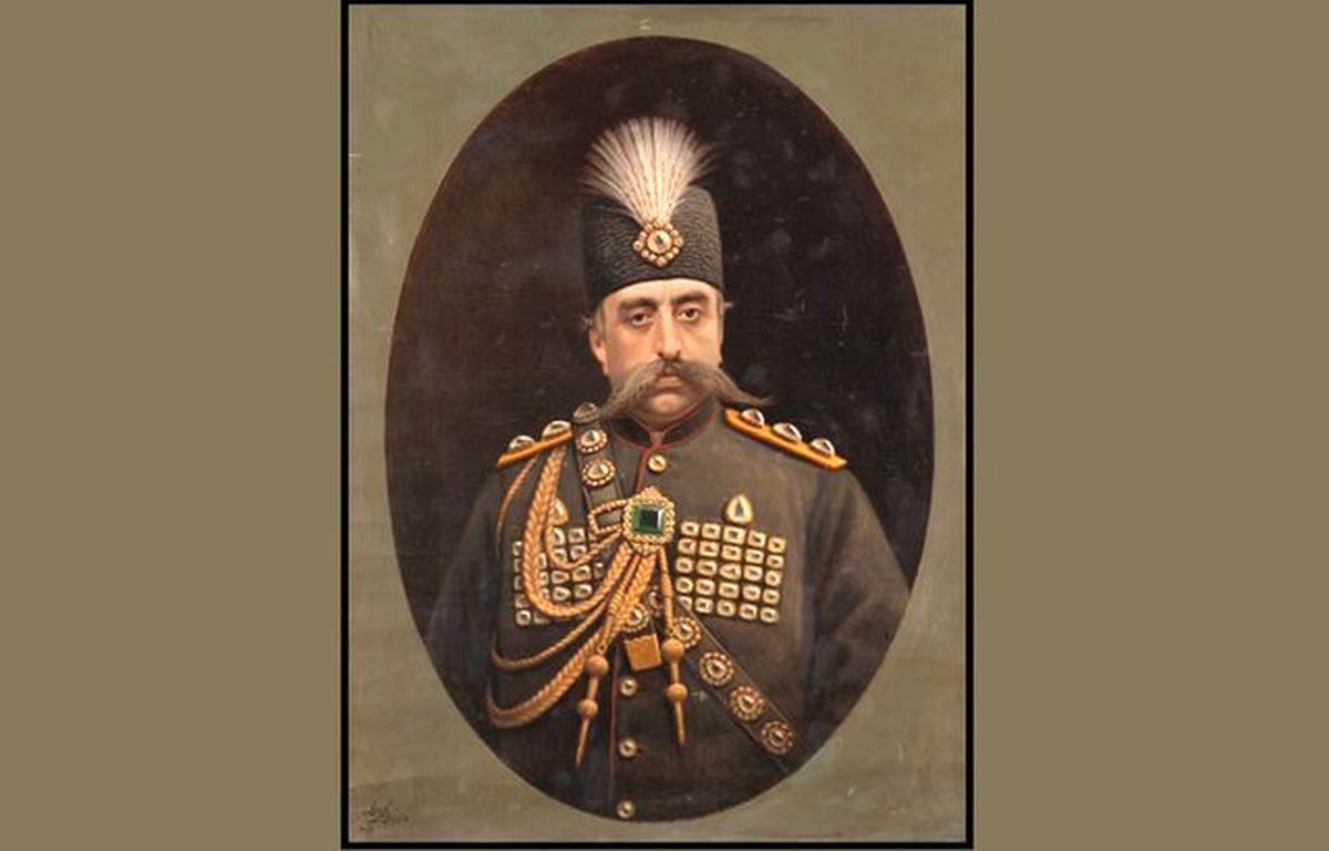 مظفرالدین‌شاه قاجار در ۱۴ سالگی 