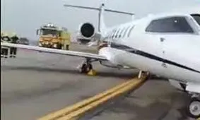 خروج مرگبار هواپیما از باند فرودگاه 