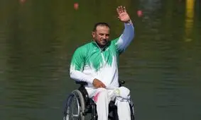 کسب طلا در پارا قایقرانی توسط سعید حسین‌پور 

