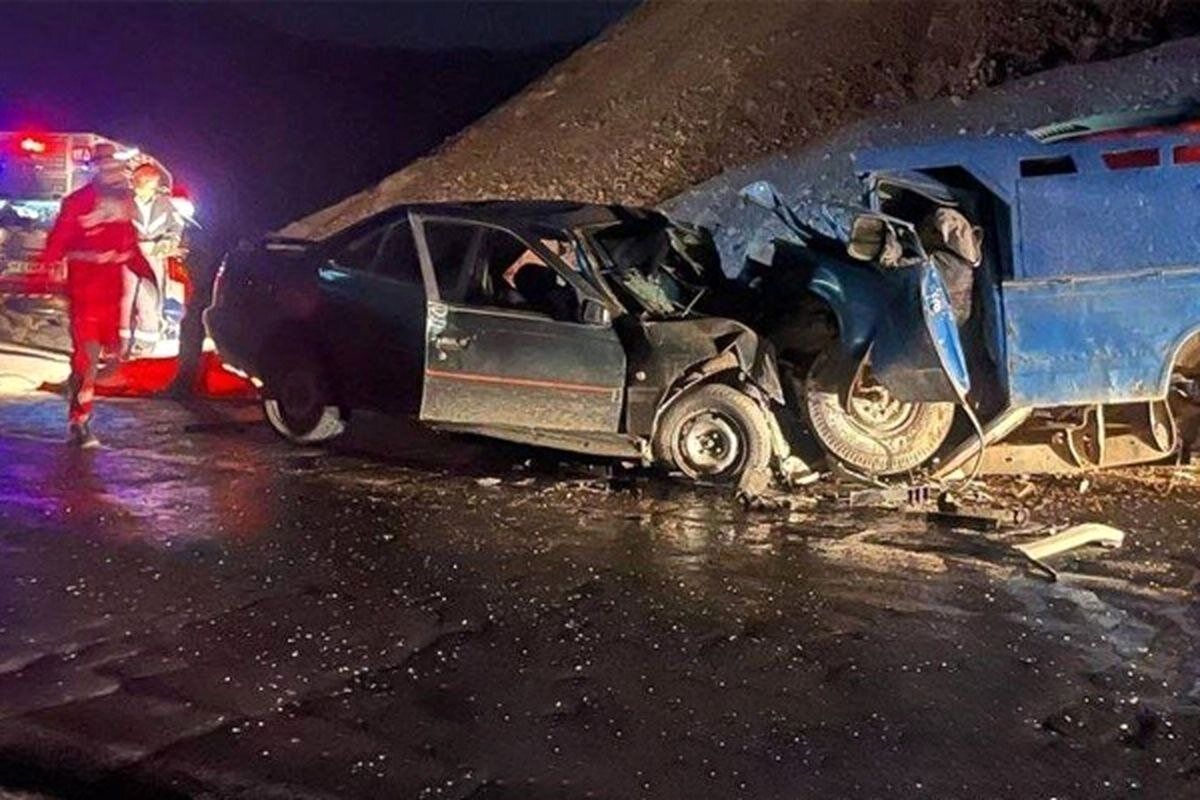 ۳ کشته در تصادف شاخ به شاخ