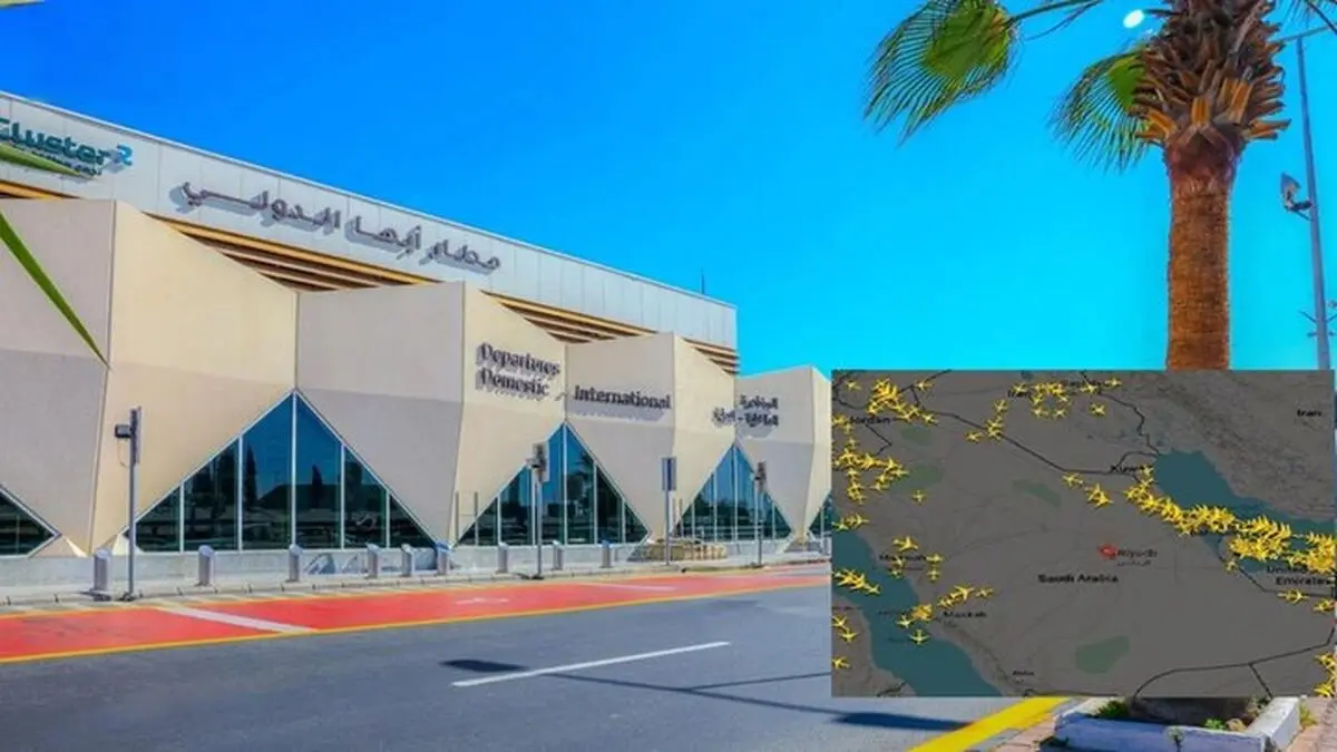 به صدا درآمدن آژیرها در نجران همزمان با توقف فعالیت فرودگاه أبها در عربستان

