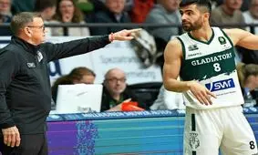 باخت گلادیاتورز در بوندسلیگا/ تیم بهنام یخچالی به رده سوم رفت

