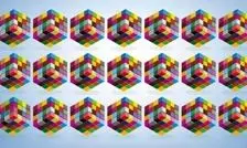 این چالش بینایی نیازمند مشاهده سریع و دقیق برای پیدا کردن مکعب متفاوت در میان چندین مکعب مشابه است