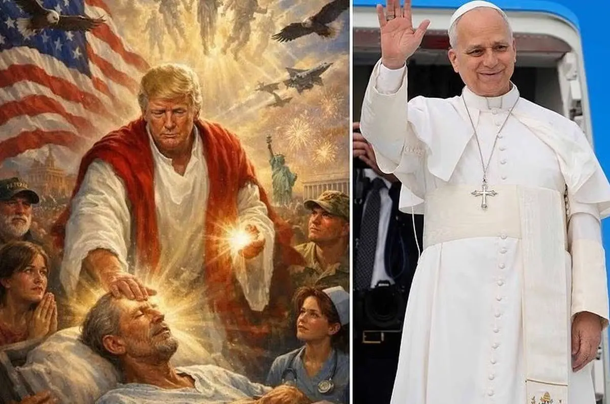 جنگ یکروزه ترامپ و پاپ تمام شد | ترامپ پست مسیح را پاک کرد | یک شکست تحقیرآمیز دیگر برای ترامپ