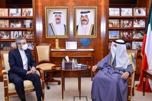 رایزنی باقری با وزیر امور خارجه کویت