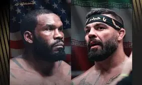 پیروزی امیر علی‌اکبری در نبرد با رقیب آمریکایی در رقابت‌های رزمی ترکیبی/ ویدئو

