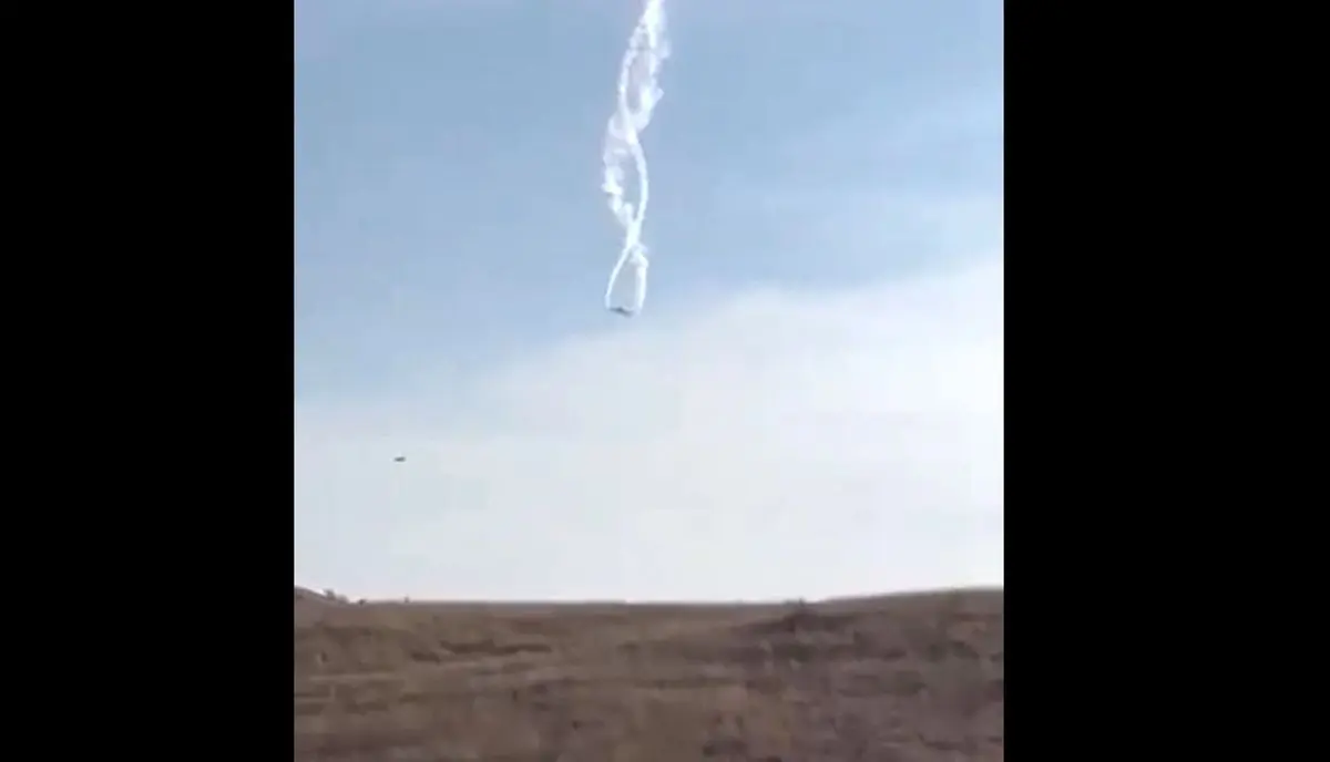 سقوط بالگرد نظامی ترکیه در نزدیکی مرز جمهوری آذربایجان و گرجستان/ ویدئو