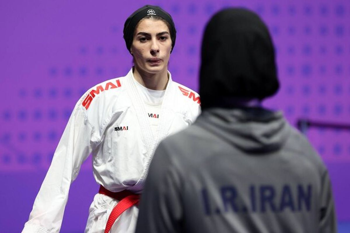 نگاه معنادار گلشادنژاد به کمیته داوران/ آتوسا گلشادنژاد مدال برنز بازی های آسیایی را از دست داد