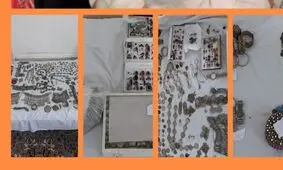 کشف عتیقه‌هایی با قدمت ۳ قرن در زابل