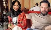 عاشقانه های جذاب مینا مختاری و فرزندش جان رادان در حال درست کردن کیک